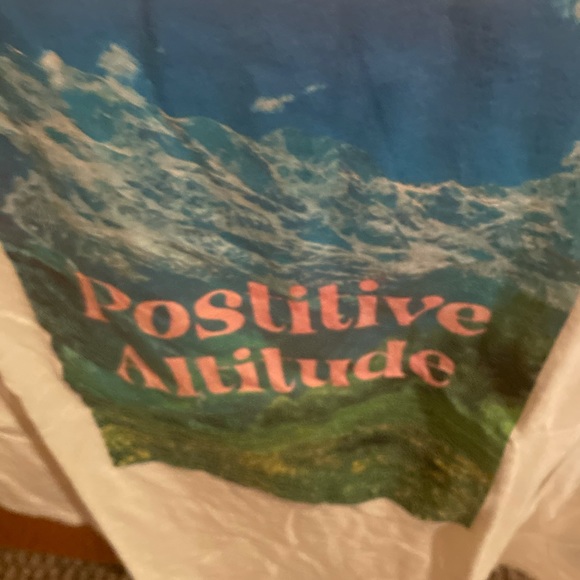 NWT Old Navy Short-Sleeve Logo Graphic T-Shirt “POSITIVE ATTITUDE  X - LARGE - Picture 3 of 9